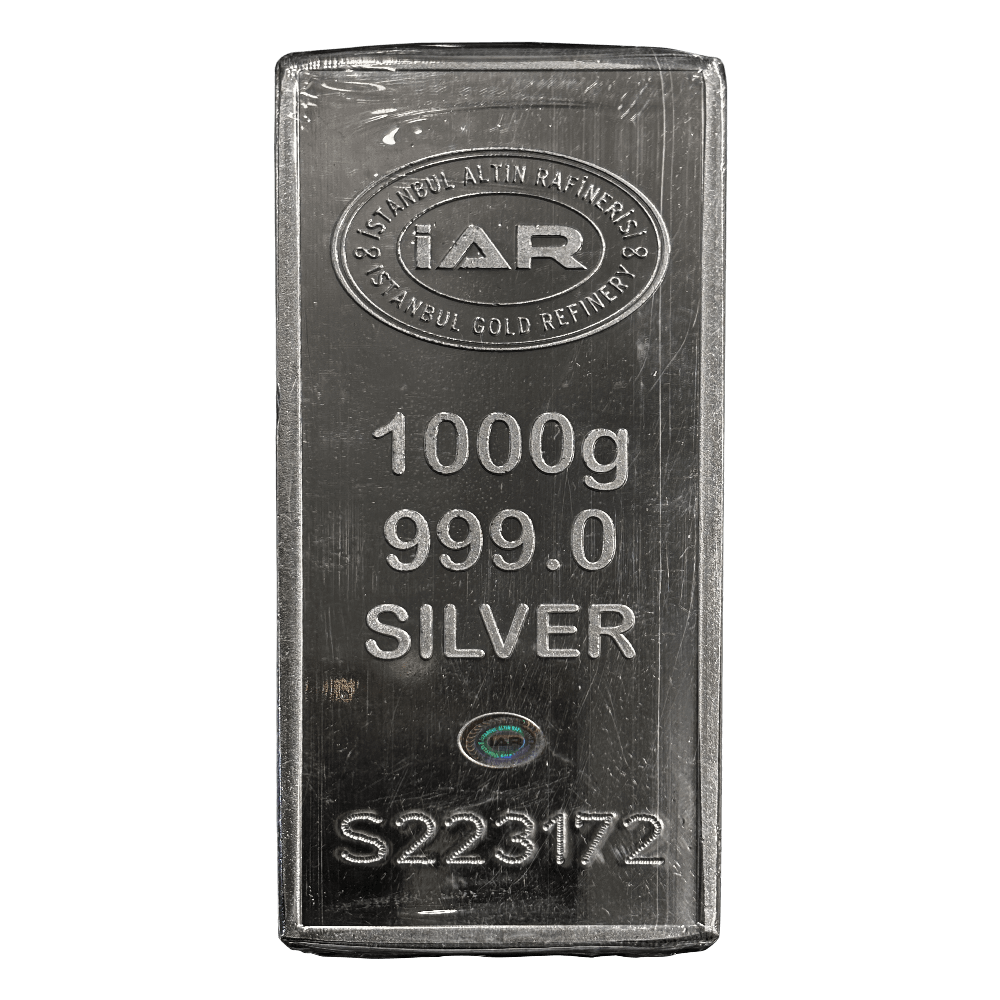 شمش نقره 1 کیلویی ایار - IAR - زیلور